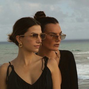 Gold Frame Sunglasses